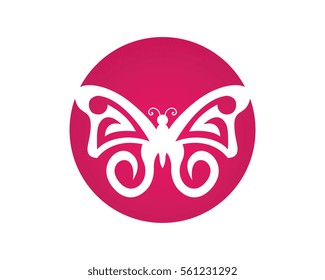 Beauty Butterfly Logo Template Vector icon design