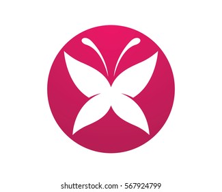 Beauty Butterfly Logo Template Vector icon design