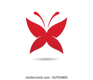 Beauty Butterfly Logo Template Vector icon design