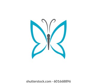Beauty Butterfly Logo Template Vector icon design