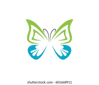 Beauty Butterfly Logo Template Vector icon design