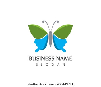 Beauty Butterfly Logo Template Vector icon design