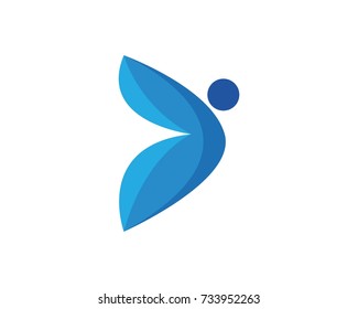Beauty Butterfly Logo Template Vector icon design