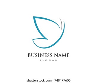 Beauty Butterfly Logo Template Vector icon design