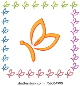 Beauty Butterfly Logo Template Vector icon design