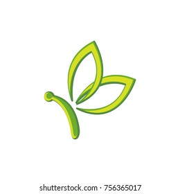 Beauty Butterfly Logo Template Vector icon design