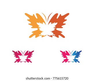 Beauty Butterfly Logo Template Vector icon design