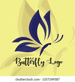 Beauty Butterfly Logo. Vector Illustration