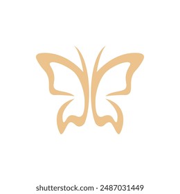 Beauty Butterfly Logo Vector Illustration