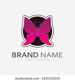 Beauty Butterfly Vector animal icon design