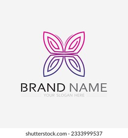 Beauty Butterfly Vector and buterfly icon animal design