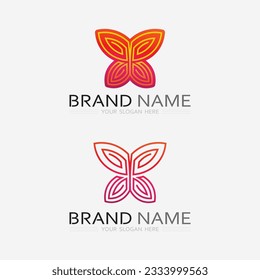 Beauty Butterfly Vector and buterfly icon animal design