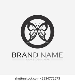 Beauty Butterfly Vector icon animal design