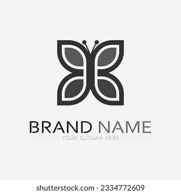 Beauty Butterfly Vector icon animal design
