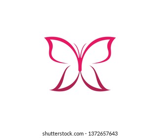 Beauty Butterfly Vector icon design
