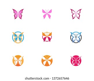 Beauty Butterfly Vector icon design