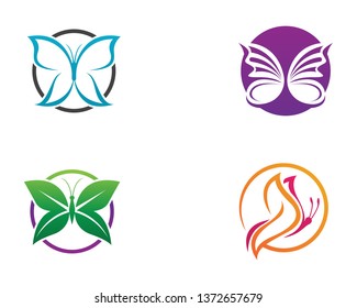 Beauty Butterfly Vector icon design