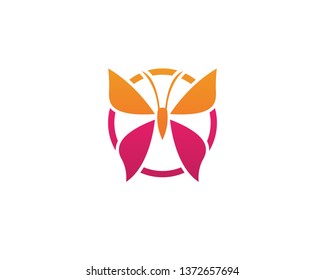 Beauty Butterfly Vector icon design