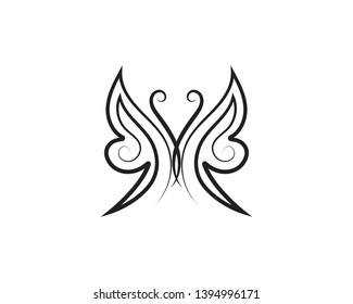 Beauty Butterfly Vector icon design