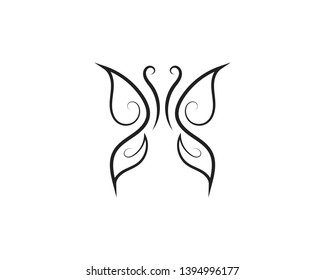Beauty Butterfly Vector icon design