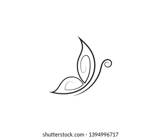 Beauty Butterfly Vector icon design