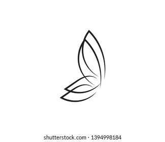 Beauty Butterfly Vector icon design