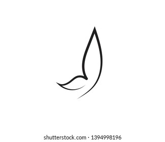Beauty Butterfly Vector icon design