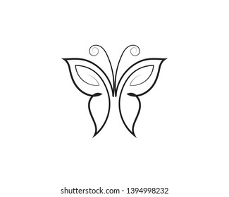 Beauty Butterfly Vector icon design