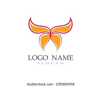 Beauty Butterfly Vector icon design
