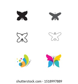 Beauty Butterfly Vector icon design