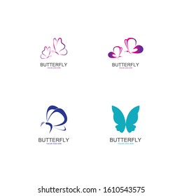 Beauty Butterfly Vector icon design