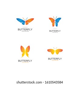 Beauty Butterfly Vector icon design