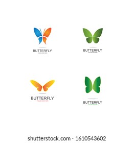 Beauty Butterfly Vector icon design