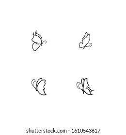 Beauty Butterfly Vector icon design