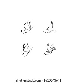 Beauty Butterfly Vector icon design