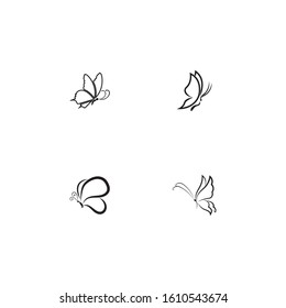 Beauty Butterfly Vector icon design