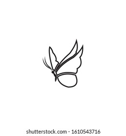 Beauty Butterfly Vector icon design