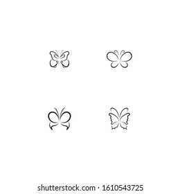 Beauty Butterfly Vector icon design
