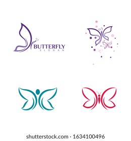 Beauty Butterfly Vector icon design