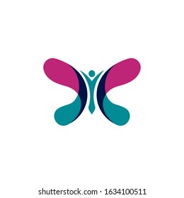 Beauty Butterfly Vector icon design