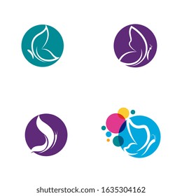 Beauty Butterfly Vector icon design
