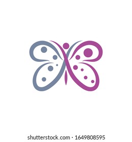 Beauty Butterfly Vector icon design