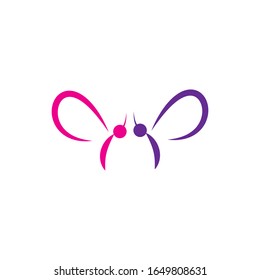 Beauty Butterfly Vector icon design