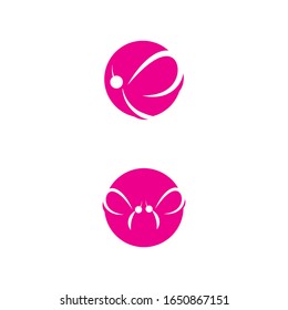 Beauty Butterfly Vector icon design