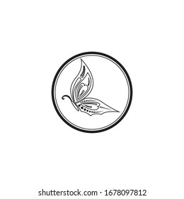 Beauty Butterfly Vector icon design