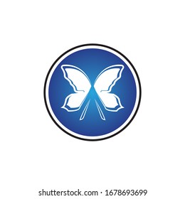 Beauty Butterfly Vector icon design