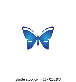 Beauty Butterfly Vector icon design