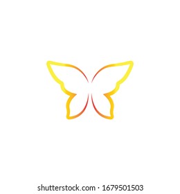 Beauty Butterfly Vector icon design