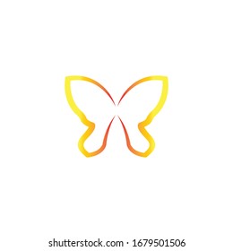 Beauty Butterfly Vector icon design