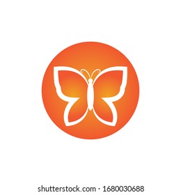 Beauty Butterfly Vector icon design